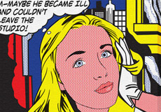 Quadro in stile fumetto