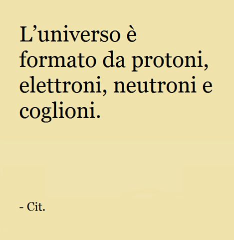 Composizione dell'universo