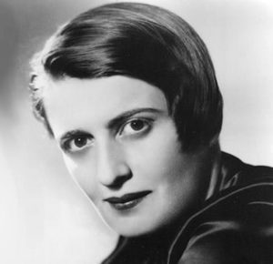 Ayn Rand . San Pietroburgo , 1905 - New York , 1982